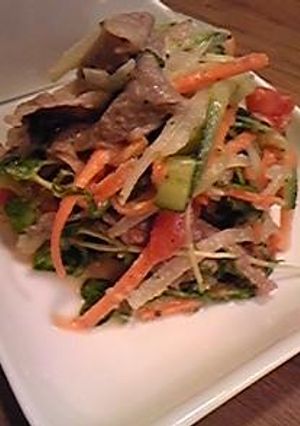 牛肉のサラダ-レシピのメイン写真
