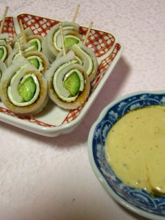 簡単一品♪ちくわのきゅうり巻き-レシピのメイン写真