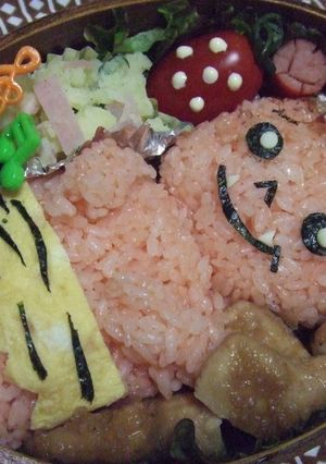 キャラ弁☆節分　赤鬼君-レシピのメイン写真