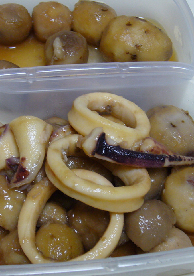 『イカと里芋の煮物』-レシピのメイン写真