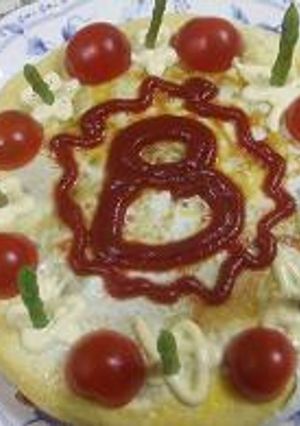 ケーキ型オムライス-レシピのメイン写真