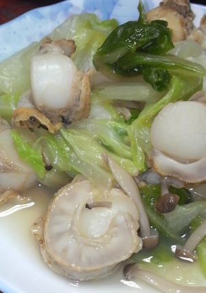 白菜とボイル帆立の薄味煮♪-レシピのメイン写真