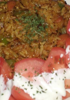 メキシカントマトカレーピラフ-レシピのメイン写真