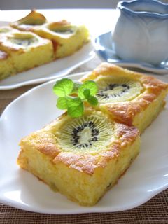 キウイの米粉ヨーグルトケーキ-レシピのメイン写真