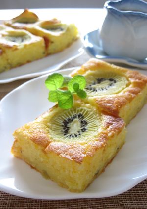 キウイの米粉ヨーグルトケーキ-レシピのメイン写真