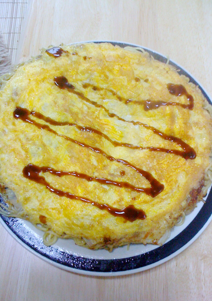 卵たっぷりオイスター半揚げ焼きそば-レシピのメイン写真