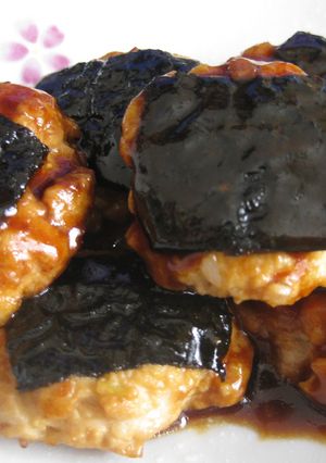 辛子醤油の照り焼き鶏つくね-レシピのメイン写真