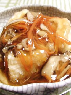揚げだし豆腐のきのこあんかけ*-レシピのメイン写真