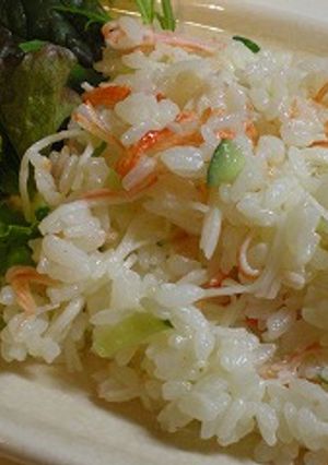パパッと作れるサラダ風バラ寿司ランチ-レシピのメイン写真