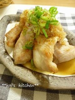 おつまみに✿豚トロ焼き~おろしポン酢で~-レシピのメイン写真