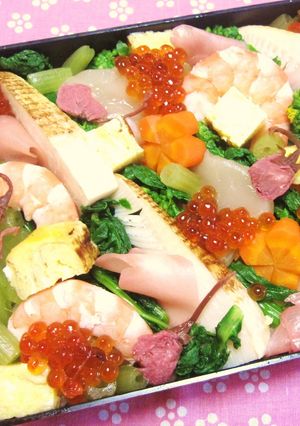 ひな祭り✿春爛漫　菜の花ちらし寿司✿-レシピのメイン写真