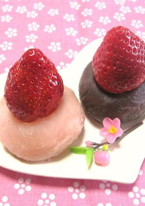 ひな祭り✿簡単！苺の雛ぼたもち✿-レシピのメイン写真