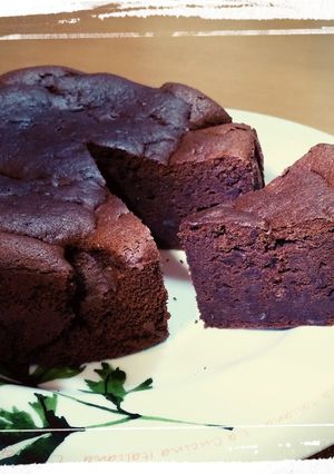 和と洋♪小豆のガトーショコラケーキ-レシピのメイン写真