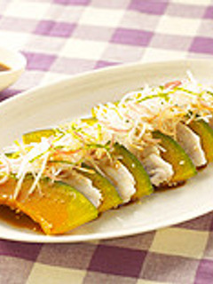 かぼちゃと豚肉の和風薬味だれ-レシピのメイン写真