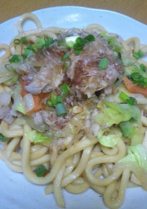 和風だし香る野菜たっぷり焼きうどん-レシピのメイン写真