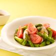 アスパラささみの中華風玉ねぎドレッシング