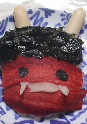 せつぶんに　赤おに　の　すし-レシピのメイン写真