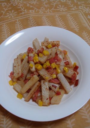 簡単＊居酒屋風＊長芋ベーコンバター炒め-レシピのメイン写真