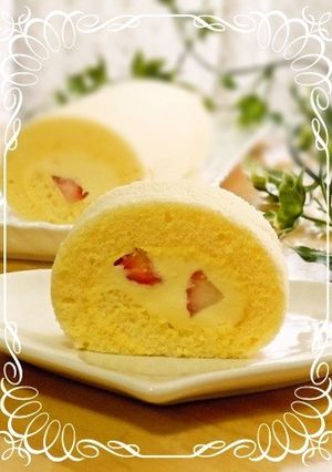 しっとり♪ふわふわロールケーキ-レシピのメイン写真
