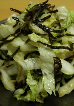 白菜と塩昆布ととろろ昆布のちょっと漬け-レシピのメイン写真