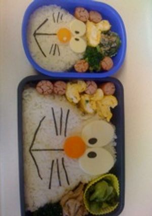 パパ弁と息子弁 ドラえもん-レシピのメイン写真