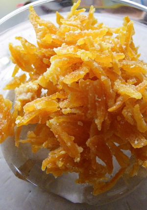 夏みかんの皮の砂糖煮（オレンジピール）-レシピのメイン写真