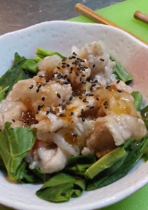 豚もも葛茹でサラダ-レシピのメイン写真