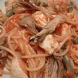 ♪簡単・ヘルシー!舞茸とクリームチーズのトマトソースパスタ♪