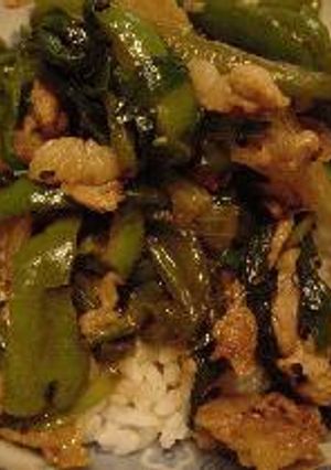 豚肉ピーマン丼-レシピのメイン写真