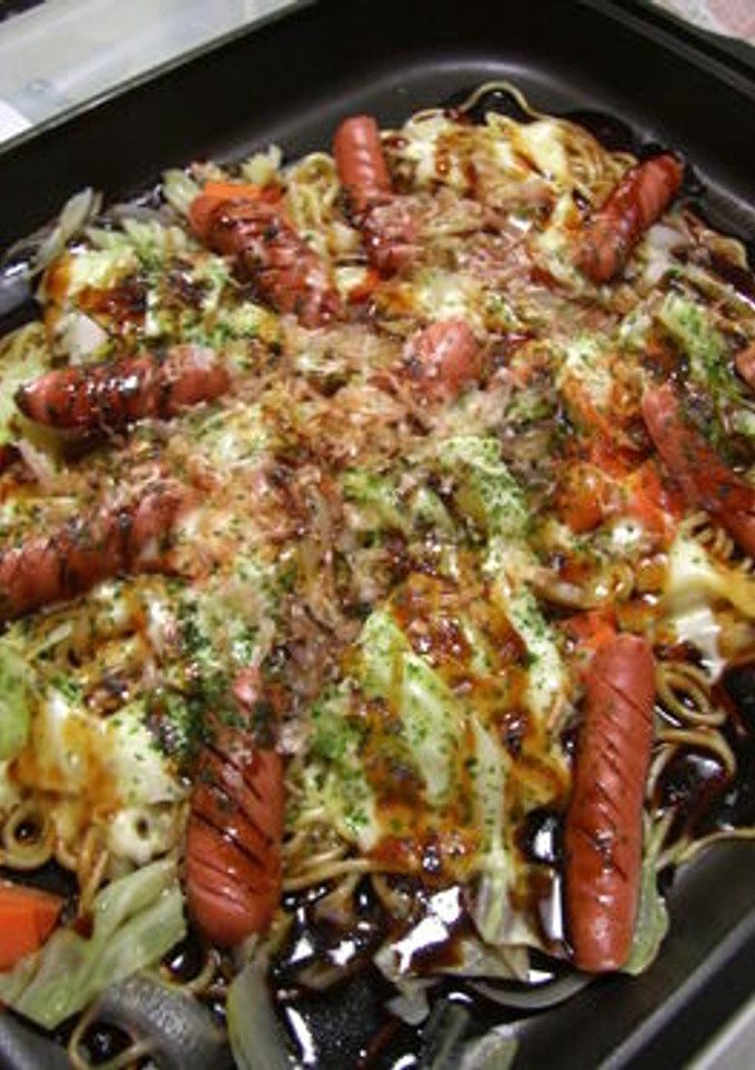 チーズとウィンナーの蒸し焼きそば☆-レシピのメイン写真