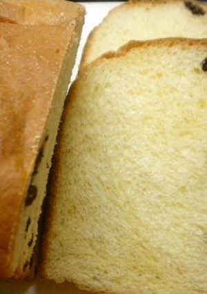 ♪HBお任せ食パン♪ふんわりレーズン-レシピのメイン写真
