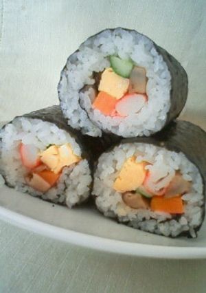節分に✤田舎風恵方巻き-レシピのメイン写真