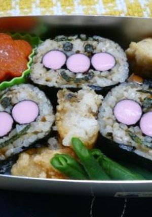 あんぱんまんのりまき＊キャラ弁＊-レシピのメイン写真