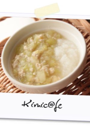 【離乳食　後期】鶏肉キャベツのあんかけ丼-レシピのメイン写真