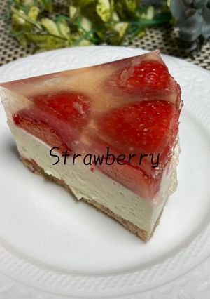 2層のいちごチーズケーキ-レシピのメイン写真