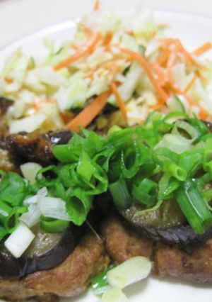 茄子と豆腐のヘルシーハンバーグ♪-レシピのメイン写真