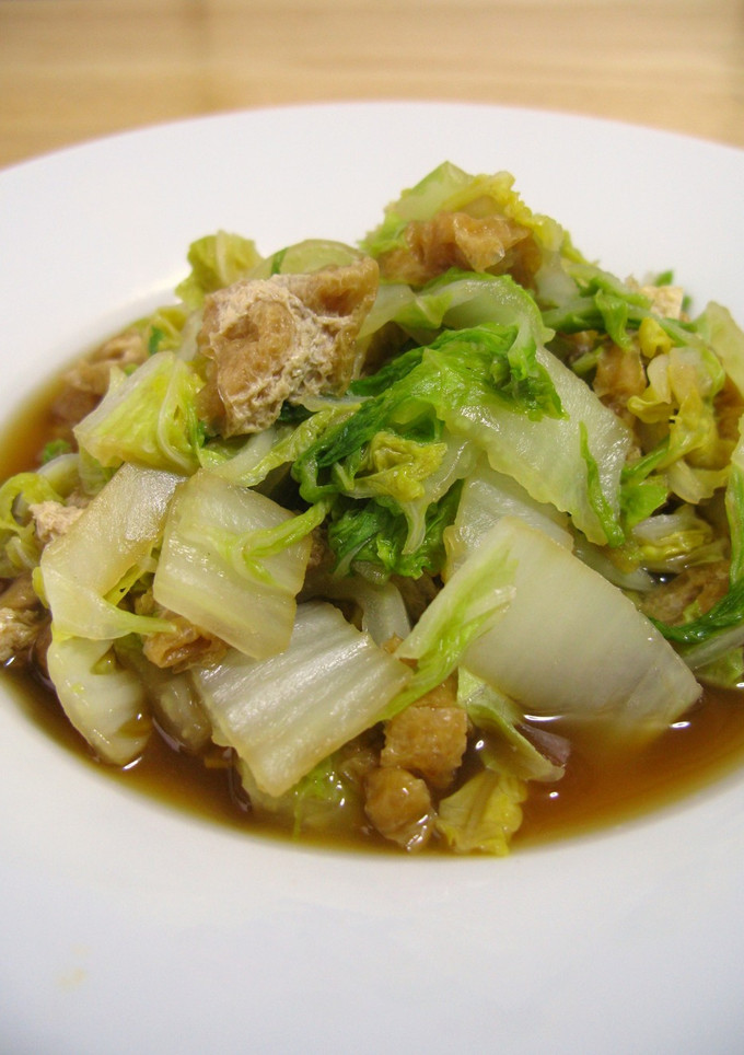 白菜と油揚げのさっぱり煮-レシピのメイン写真