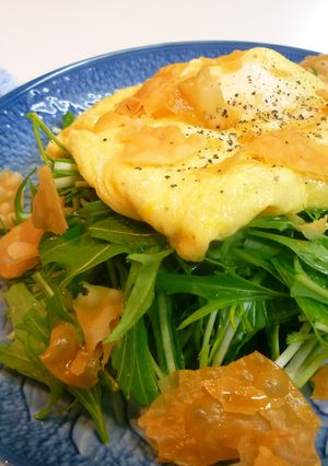 はりはりサラダ + チーズエッグ-レシピのメイン写真