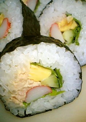 ノンノン風☆サラダ巻き（工程写真つき）-レシピのメイン写真