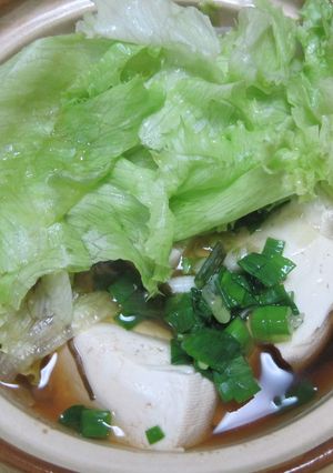 塩コンブで湯豆腐！-レシピのメイン写真