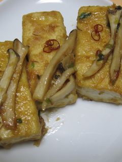 ピリ辛豆腐ステーキ♪-レシピのメイン写真