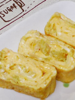 キムチとチーズの卵焼き-レシピのメイン写真