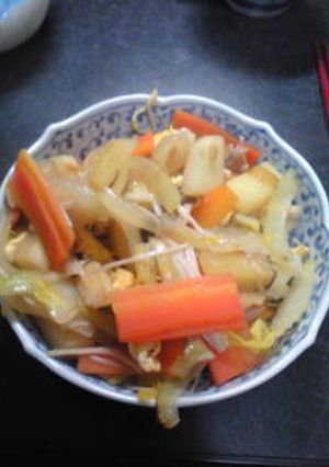 残り野菜のナンプラー炒め-レシピのメイン写真