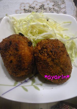 ヘルシー♪お茶がらポテトコロッケ-レシピのメイン写真