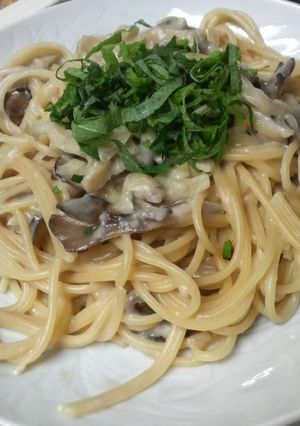 ワサビ醤油クリーム☆舞茸パスタ-レシピのメイン写真