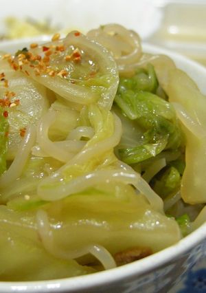 糸こんにゃくで体掃除♪ヘルシーな白菜煮-レシピのメイン写真