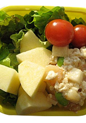 【エコクック】ヘルシー豆腐サラダ♪-レシピのメイン写真