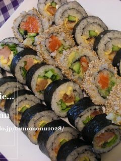 *うなぎと卵の巻き寿司*-レシピのメイン写真