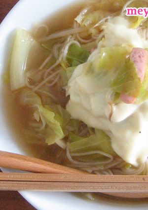 節約♪美味しい♪残りモノそうめん♪-レシピのメイン写真