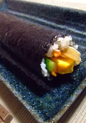 巻き寿司の巻きかた・・・」^-^「-レシピのメイン写真
